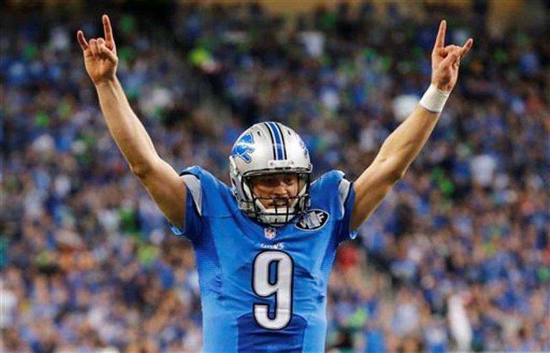 Stafford festejó una de las anotaciones de Detroit