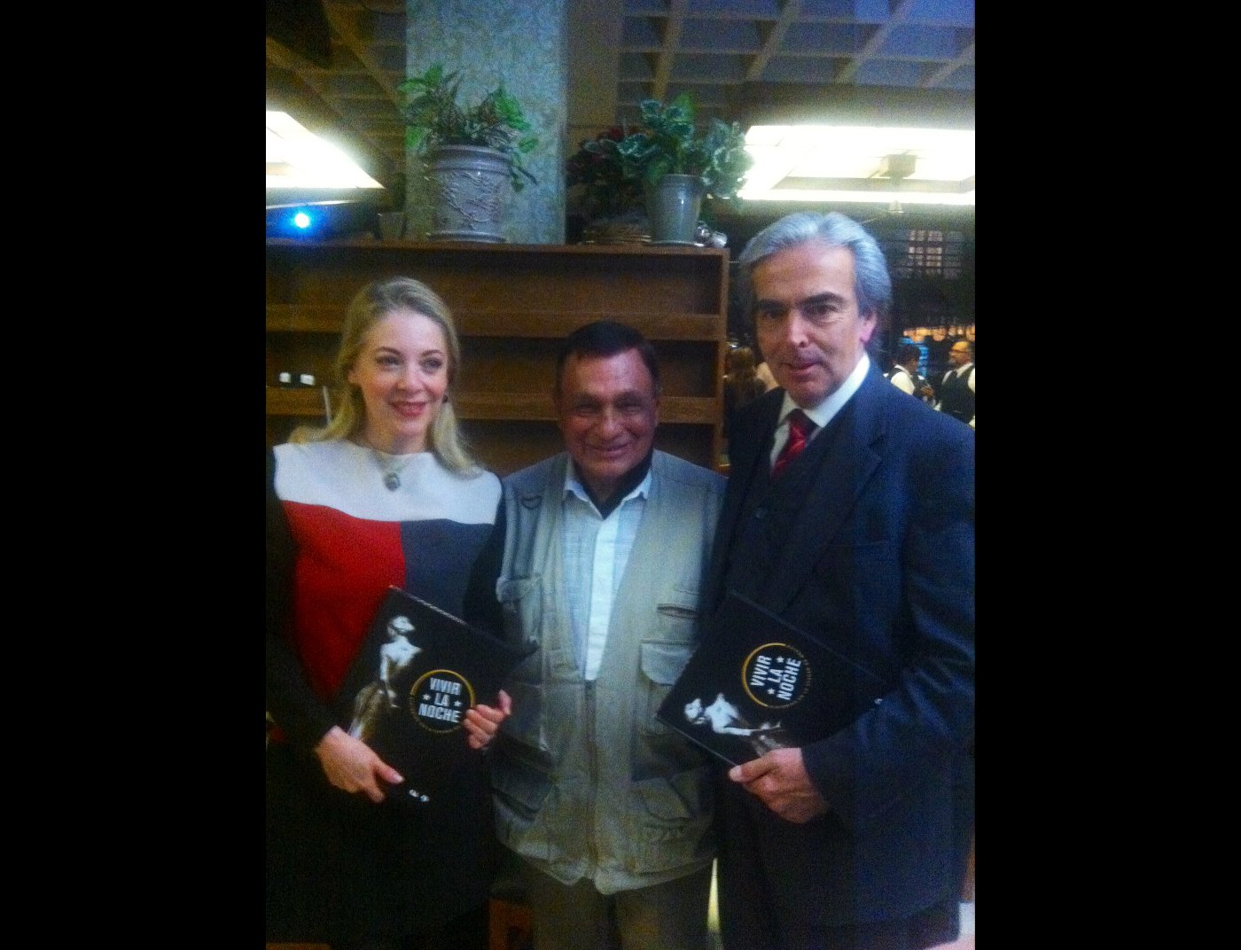 Edith González, Juan Ponce y Rafael Tovar y de Teresa.