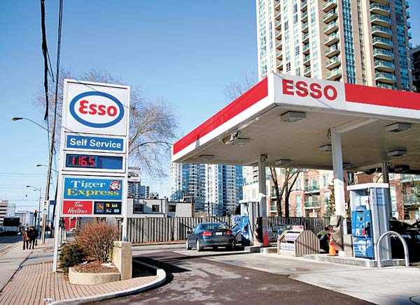 Estación de servicio de Esso.