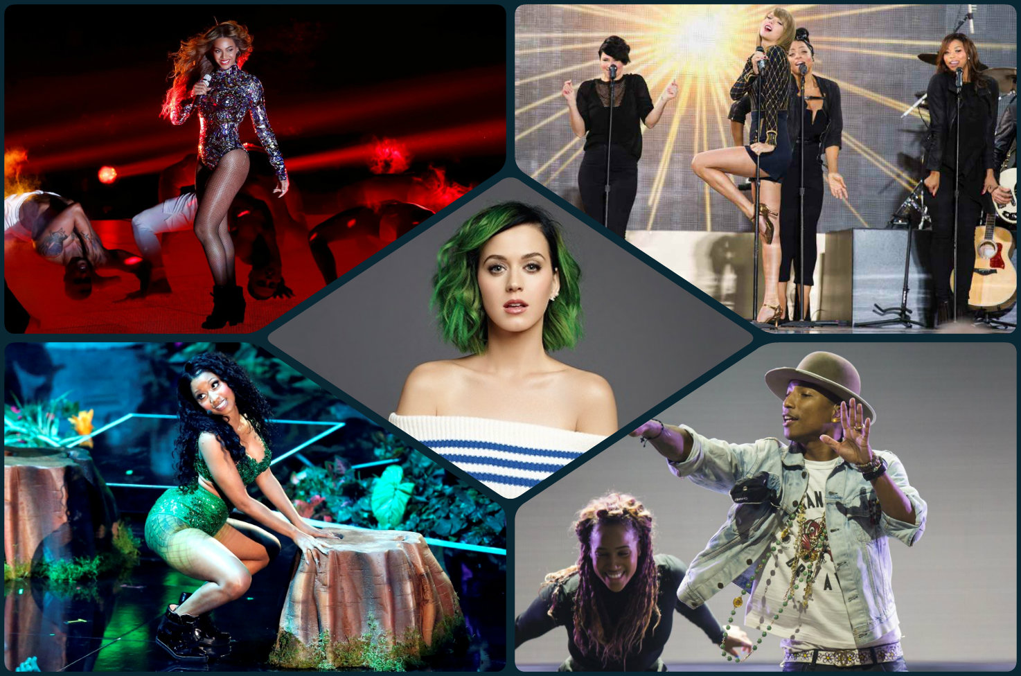 Figuras de la industria musical se impusieron en Facebook.