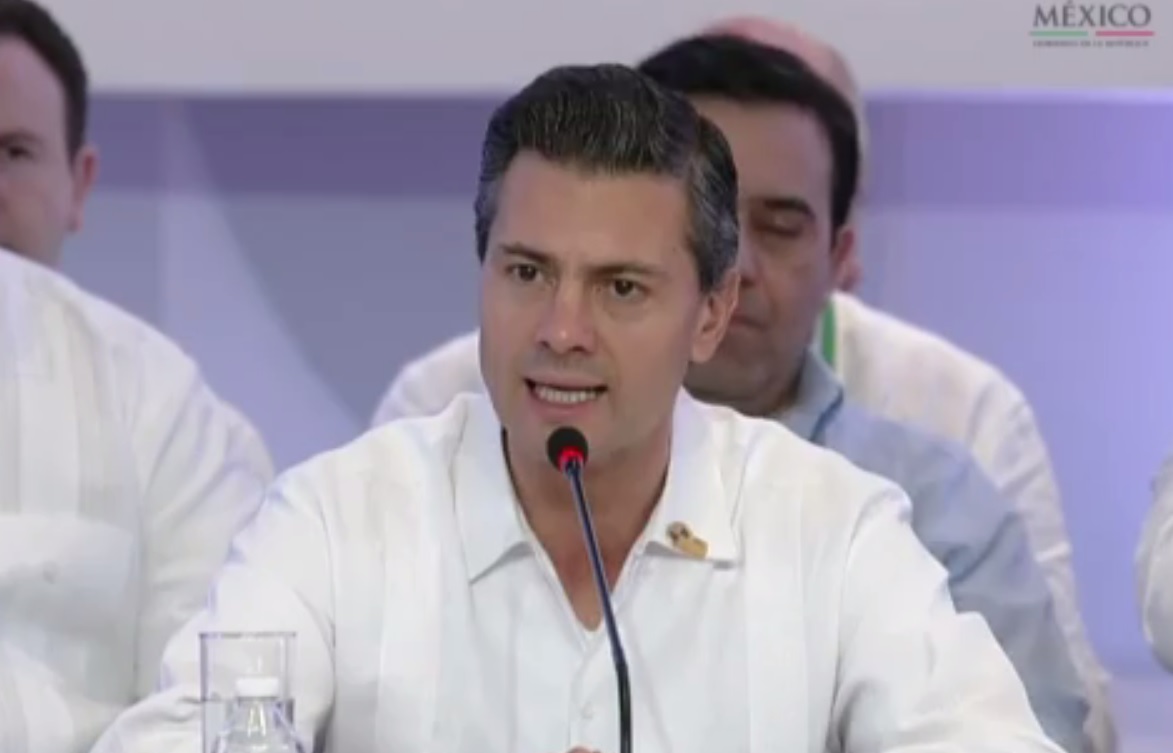 El presidente Enrique Peña Nieto en el Segundo Segmento de la XXIV Cumbre Iberoamericana.