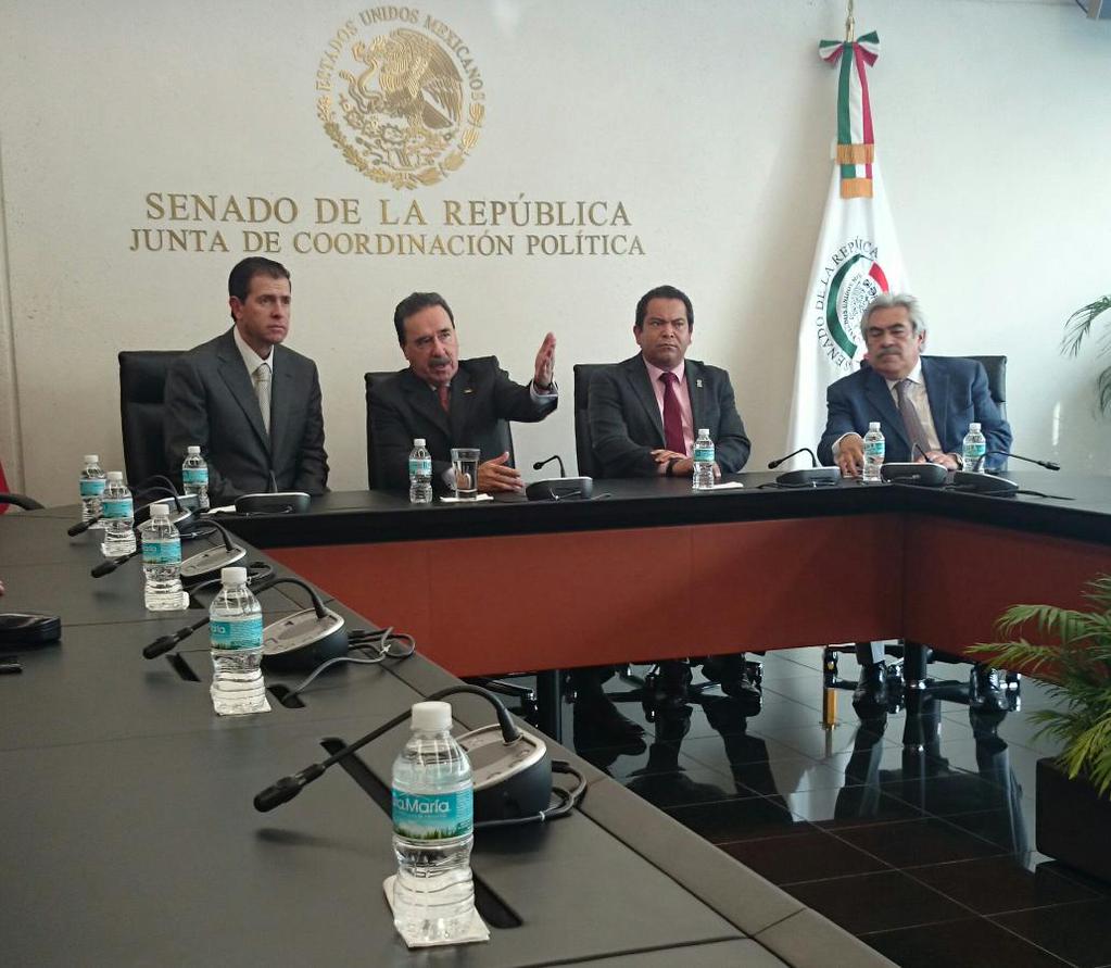 Emilio Gamboa se reunió con Alfredo Castillo. 