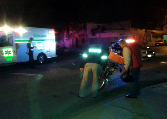 El lesionado sólo tuvo golpes leves.
