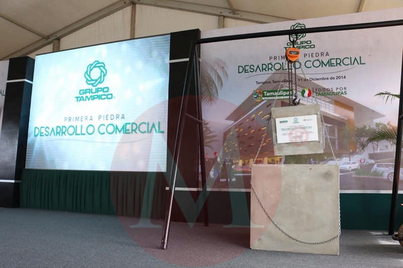 Recinto donde colocarán primera piedra para comenzar con la construcción del Mall en Tampico