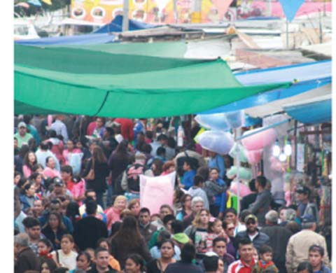 Los peregrinos llegaron en masa.