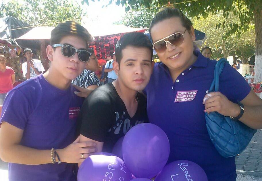 Gina Gómez Ruiz, activista y representante de la comunidad homosexual. 