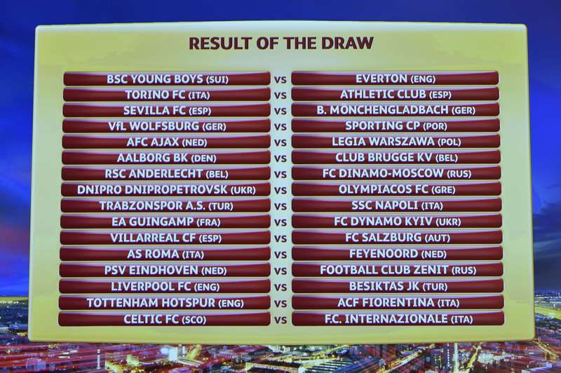 Dieciseisavos de Final en la Europa League