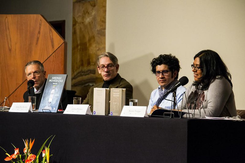 La presentación de "Arenas movedizas" se llevó a cabo en la sala Manuel M. Ponce del Palacio de Bellas Artes.