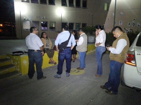 Los comunicadores presentaron su declaración ante el Ministerio Público del Fuero Común.