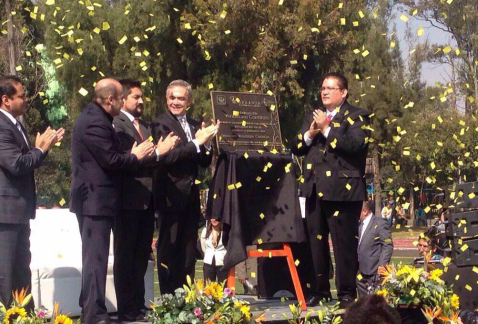 El jefe de Gobierno del Distrito Federal, Miguel Ángel Mancera, inauguró la remodelación del Deportivo Venustiano Carranza.