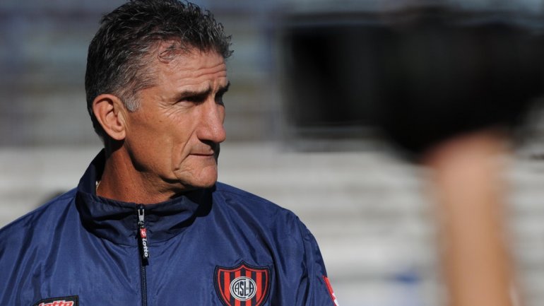 Edgardo Bauza, entrenador del San Lorenzo
