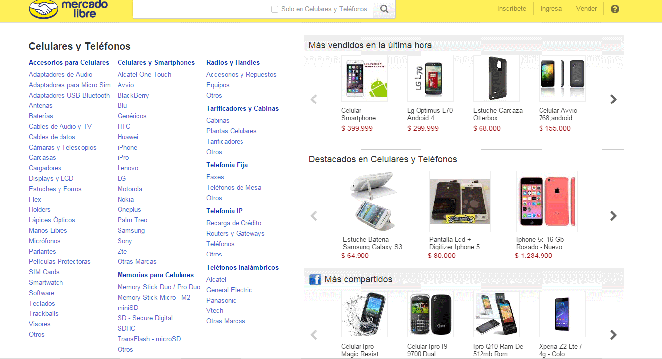 MercadoLibre es una plataforma para comprar y vender en internet.