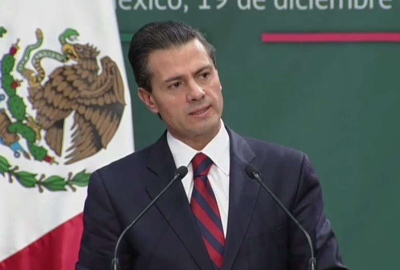 El presidente Enrique Peña Nieto en la 37 Sesión del Consejo Nacional de Seguridad Pública.