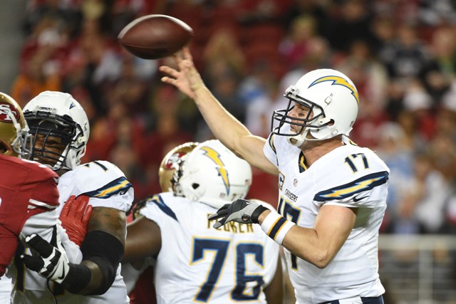 Phillip Rivers, quarterback de los Chargers