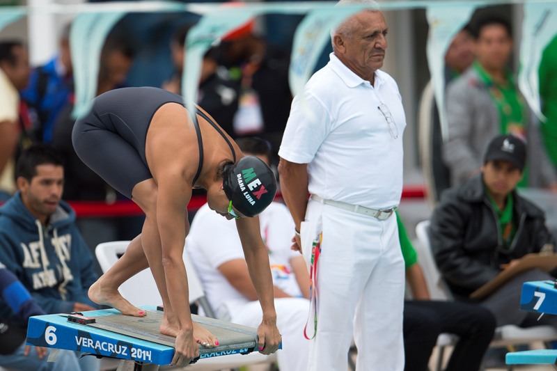 Diana Luna espera el momento del disparo durante los Juegos Centroamericanos y del Caribe