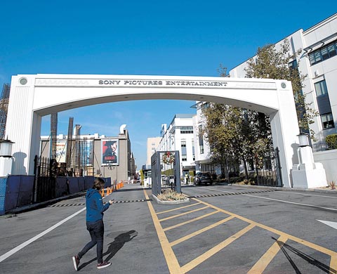 La entrada a las instalaciones de la productora en California. 