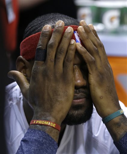 Las caras de LeBron James a su regreso a Miami 