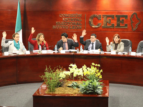 La Comisión Estatal Electoral aprobó el punto por mayoría.