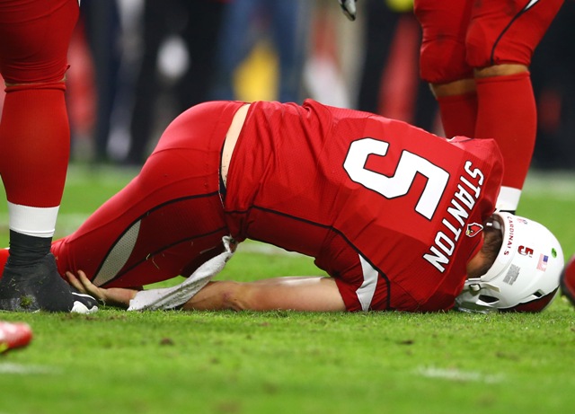 Drew Stanton, quarterback de los Cardenales de Arizona