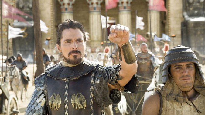 Christian Bale interpreta a Moisés en la trama. 