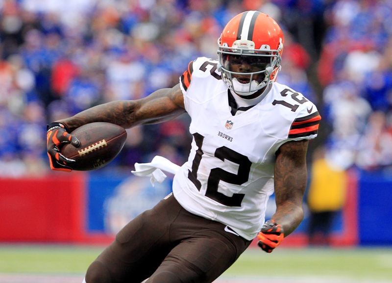 Josh Gordon, en un partido con Cleveland