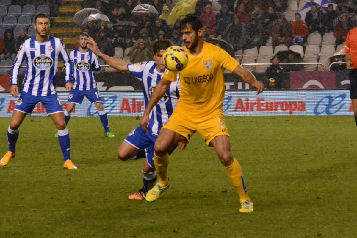 Roque Santa Cruz (Deportivo la Coruña vs Málaga 2014-2015) 