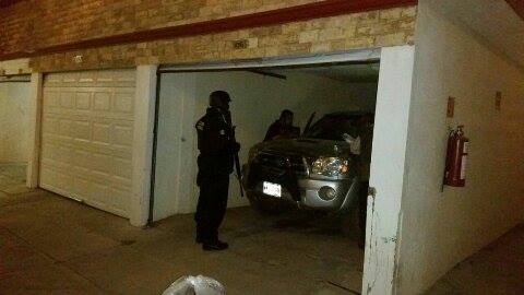 Cuarto del motel donde encontraron a los cuerpos.