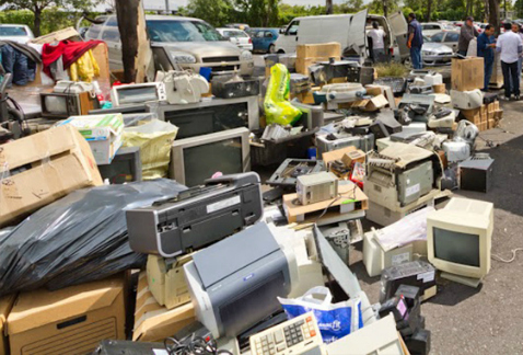 Más de 242 toneladas de residuos eléctricos y electrónicos de la Ciudad de México han entrado al circuito del reciclaje en los últimos 18 meses, a tra