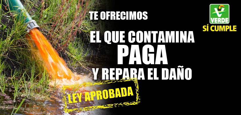El PVEM colocó publicidad con mensajes alusivos a las labores de legisladores del partido.