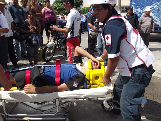 Si hubo accidentes que lamentar. 