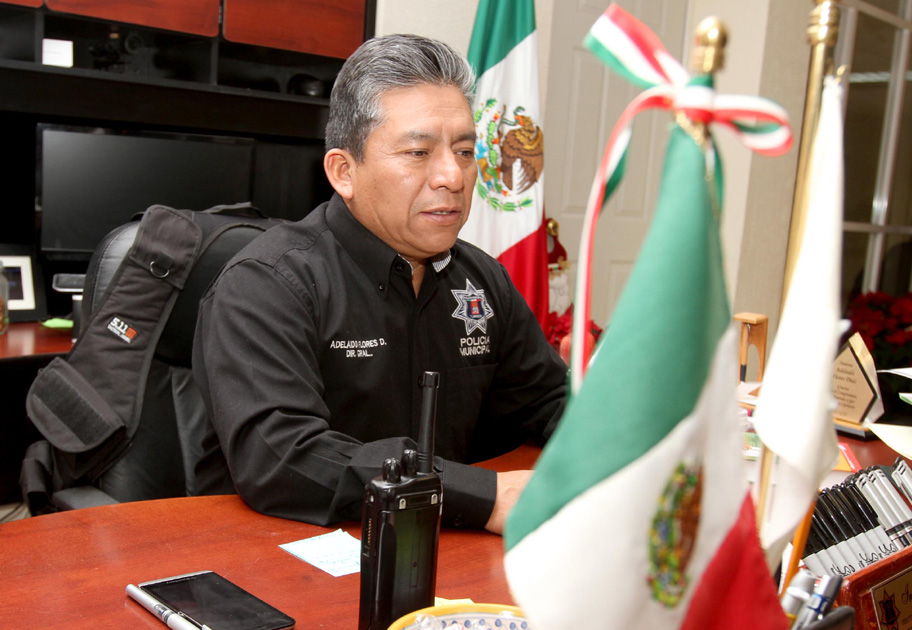 Adelaido Flores Díaz titular de la Policía Municipal de Torreón. 