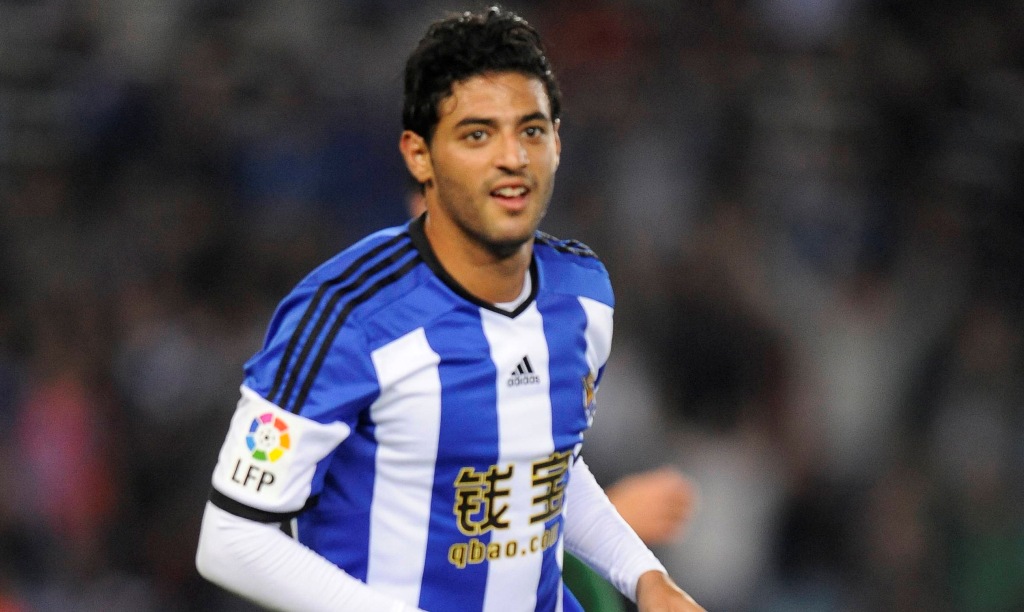 Carlos Vela, delantero de la Real Sociedad 