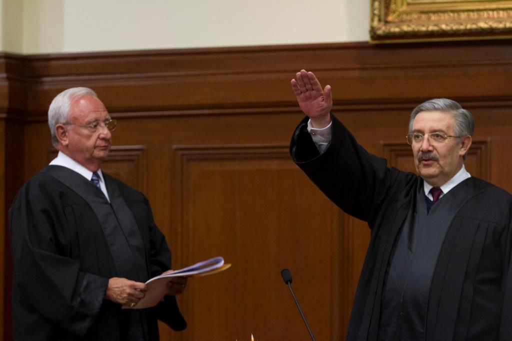 Luis María Aguilar rindió protesta como presidente de la Corte-