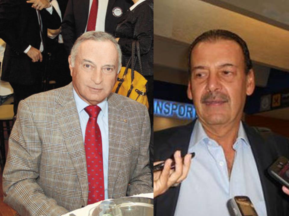Ex alcaldes de Tampico, Diego Alonso Hinojosa y Arturo Elizondo, ambos del PAN.