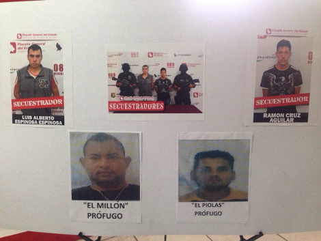 La Fiscalía del estado informó que se logró la captura de dos de los presuntos secuestradores. 
