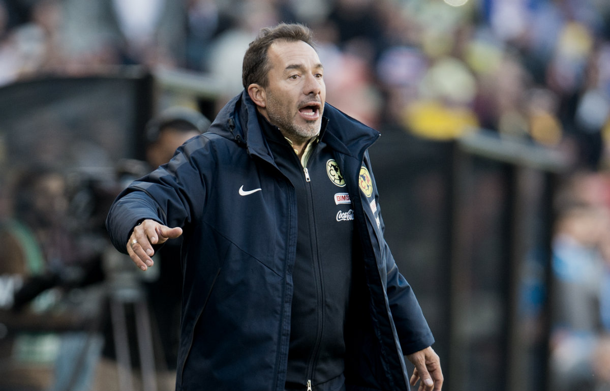 Matosas en el partido ante Monterrey 