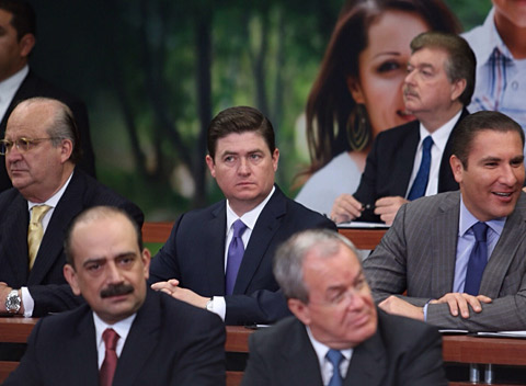 Rodrigo Medina de la Cruz, gobernador de Nuevo León. 