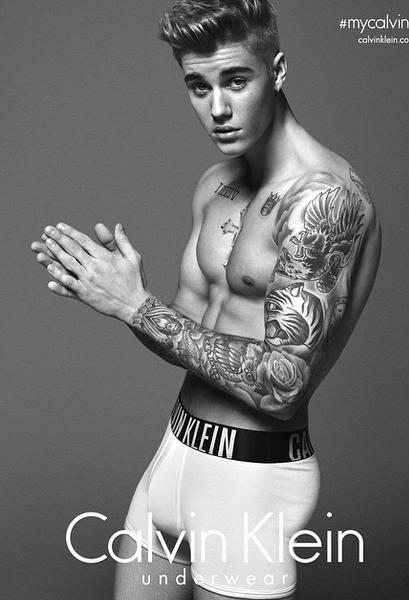 Justin Bieber será la imagen de Calvin Klein.