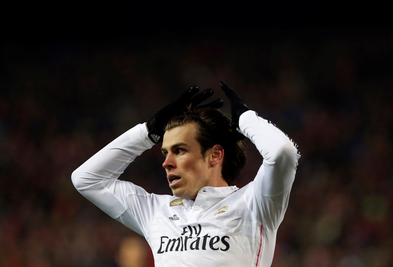 Gareth Bale se lamenta tras la anotación del Atlético de Madrid 
