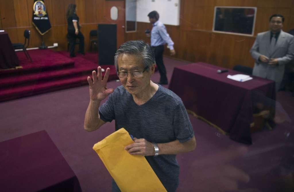 Alberto Fujimori dijo que no acepta la sentencia en su contra por peculado y agregó que la apelará.