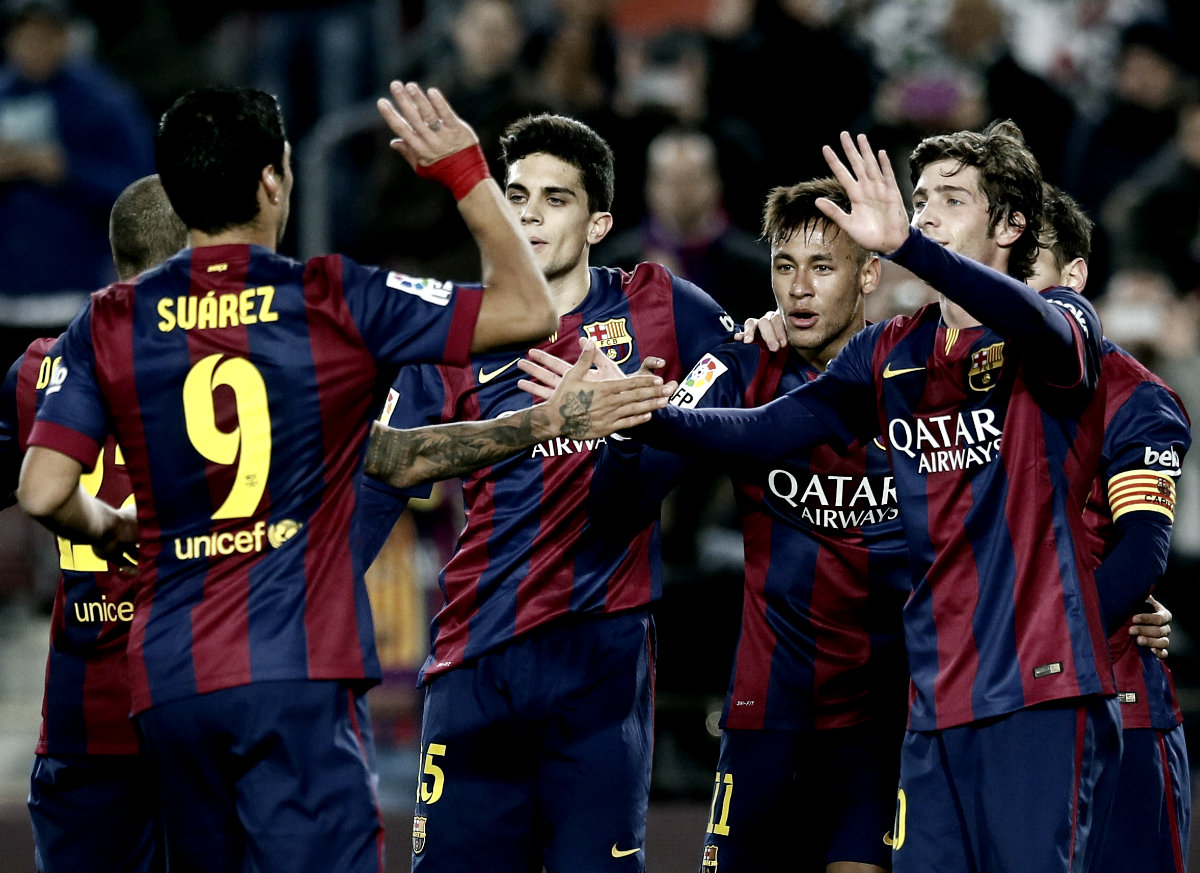 Fiesta de goles en Barcelona