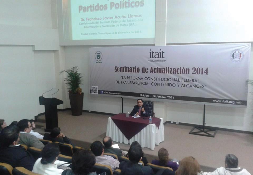 El seminario empezó desde octubre de este año y fue por etapas.