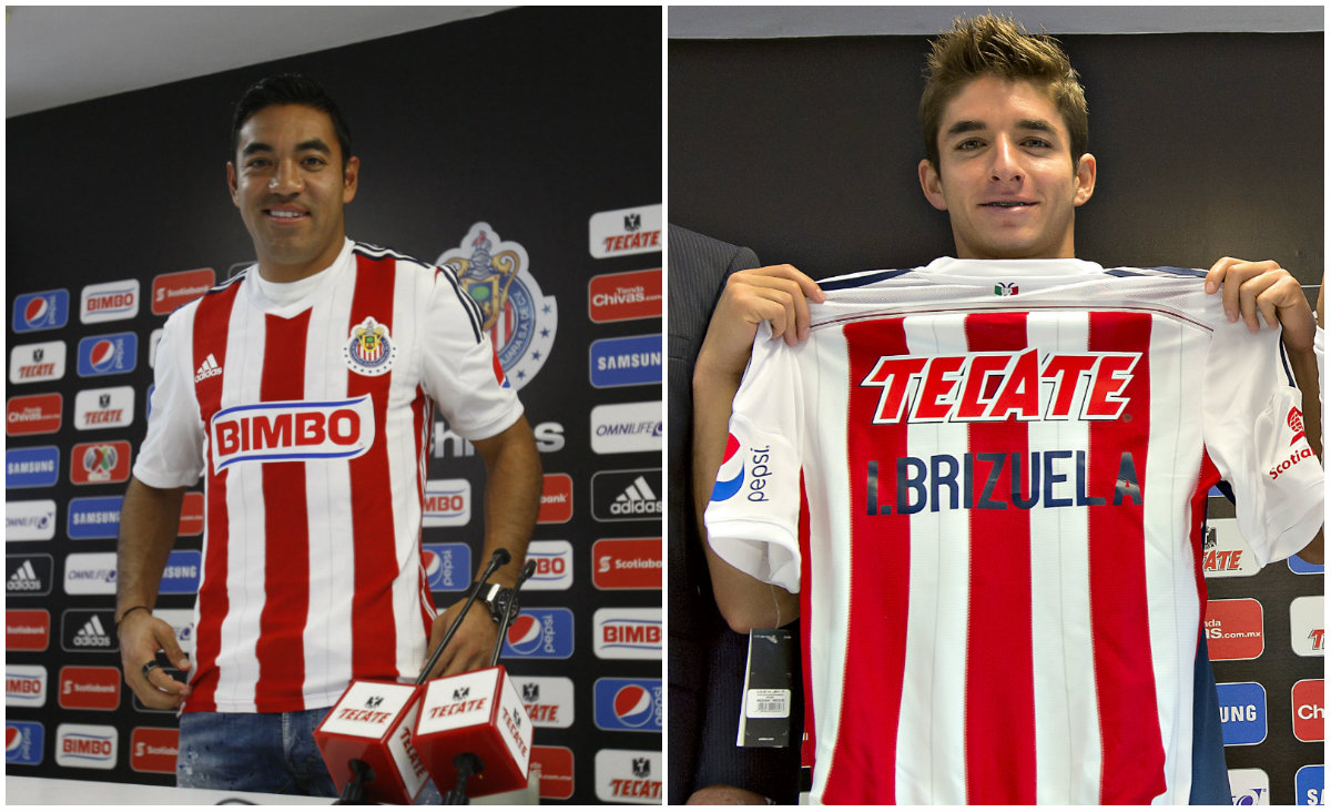 Marco Fabián e Isaac Brizuela, refuerzos de Chivas 