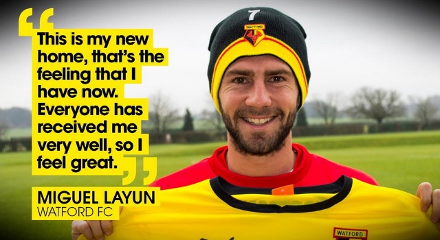 Miguel Layún, firmó con el Watford inglés
