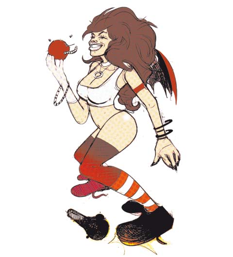 Ilustración de Gloria Trevi