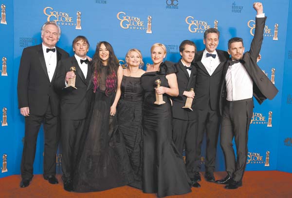 El elenco de "Boyhood": Mejor Película de Drama.