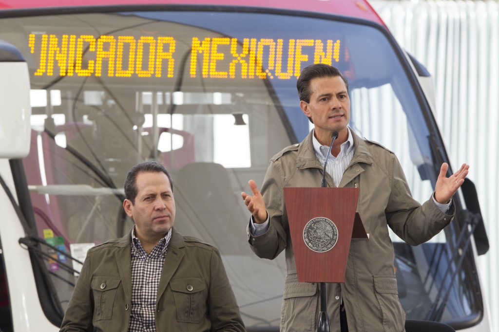 El Presidente acudió a la inauguración de la Línea 2 del Mexibús 