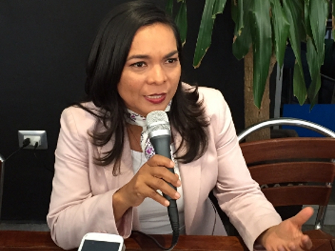 La ex diputada federal, Beatriz Mojica Morga.