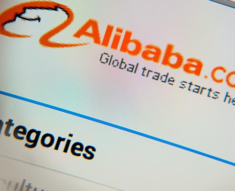 El sitio web de la firma de Jack Ma.