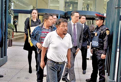 Felipe de la Cruz, del Comité de Padres de Familia.